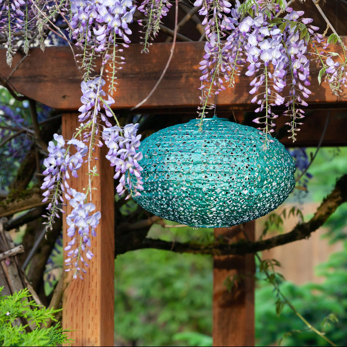 Allsop Home & Garden Soji Stella Oval 14 Solar Lantern