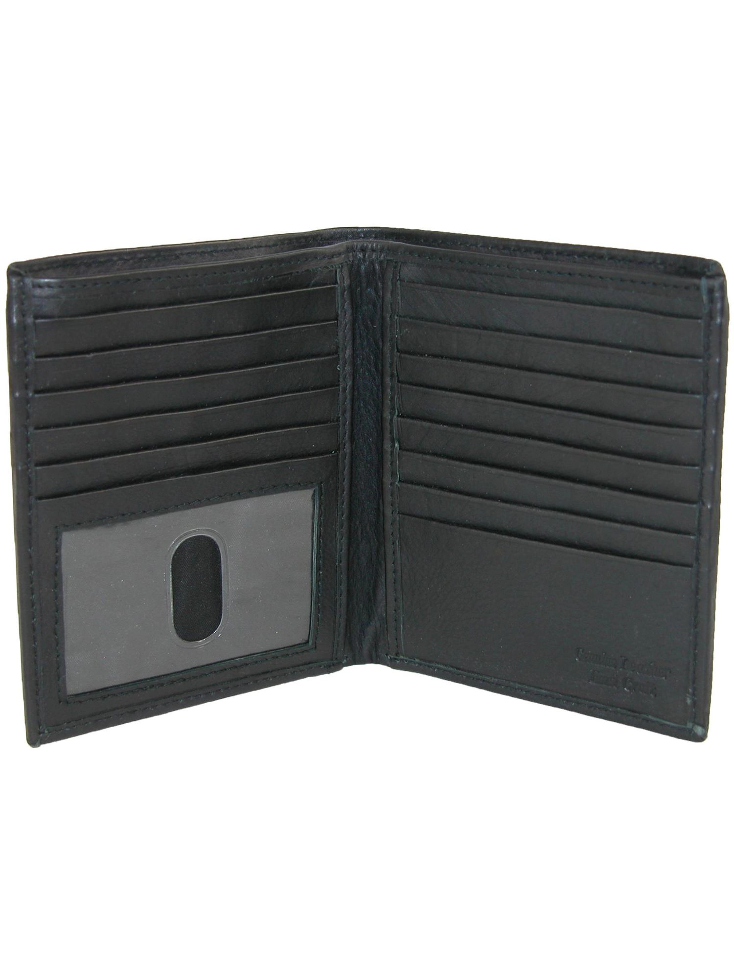 Paul & Taylor Men's Leather Deluxe Hipster Bifold Wallet