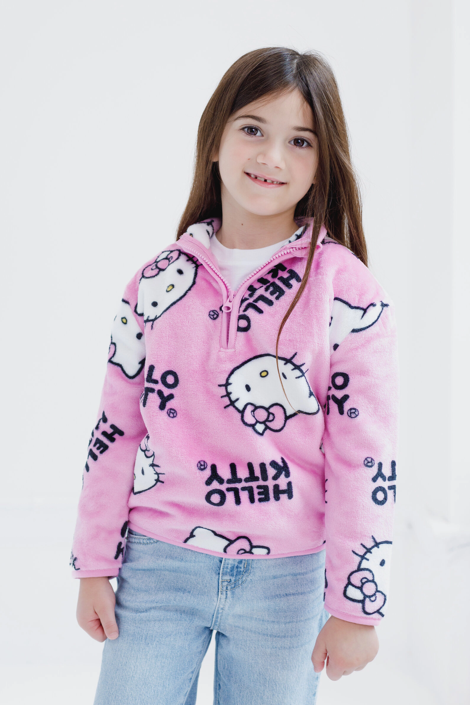 Hello Kitty Girls' Fleece Sweatshirt