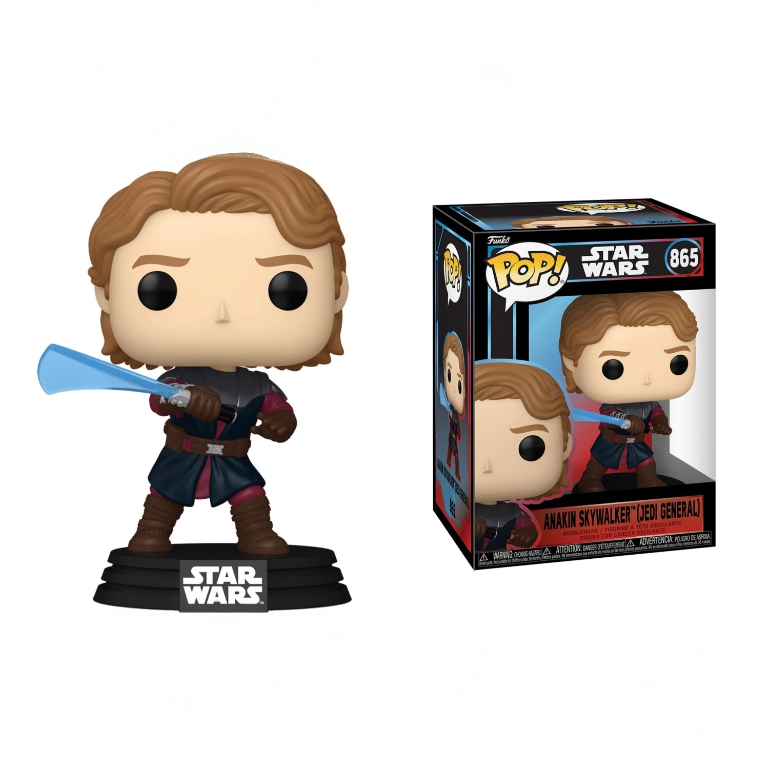 Funko Pop! Star Wars: Anakin Skywalker (Jedi General) #865