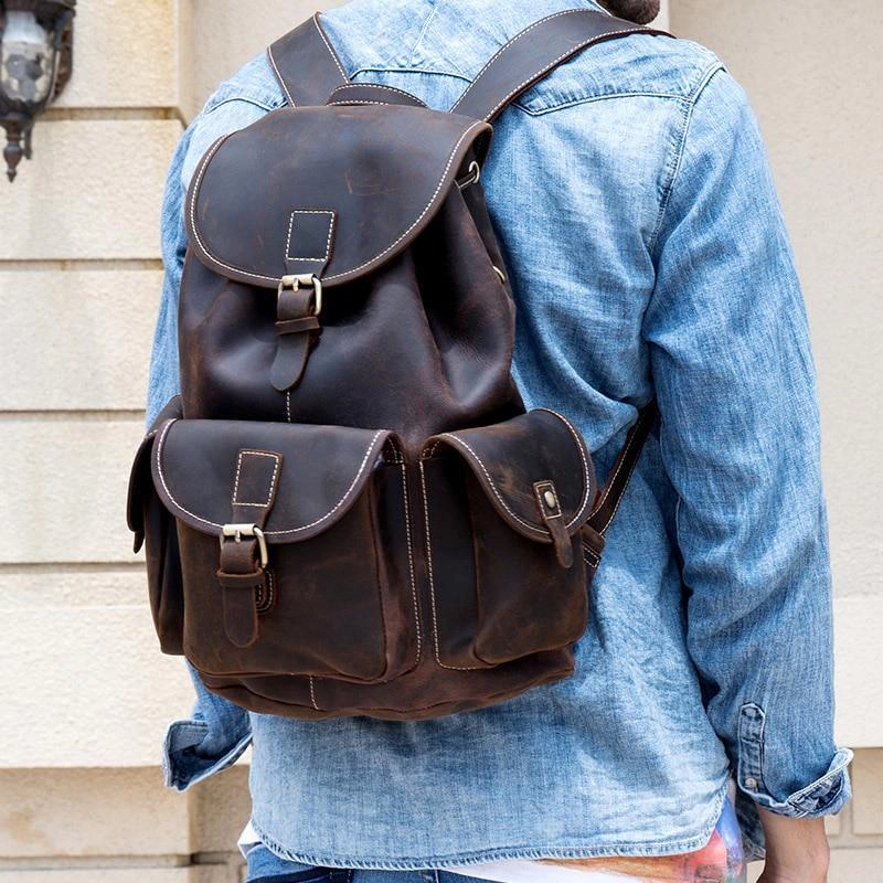 Steel Horse Leather Unisex The Asmund Backpack | Rucksack