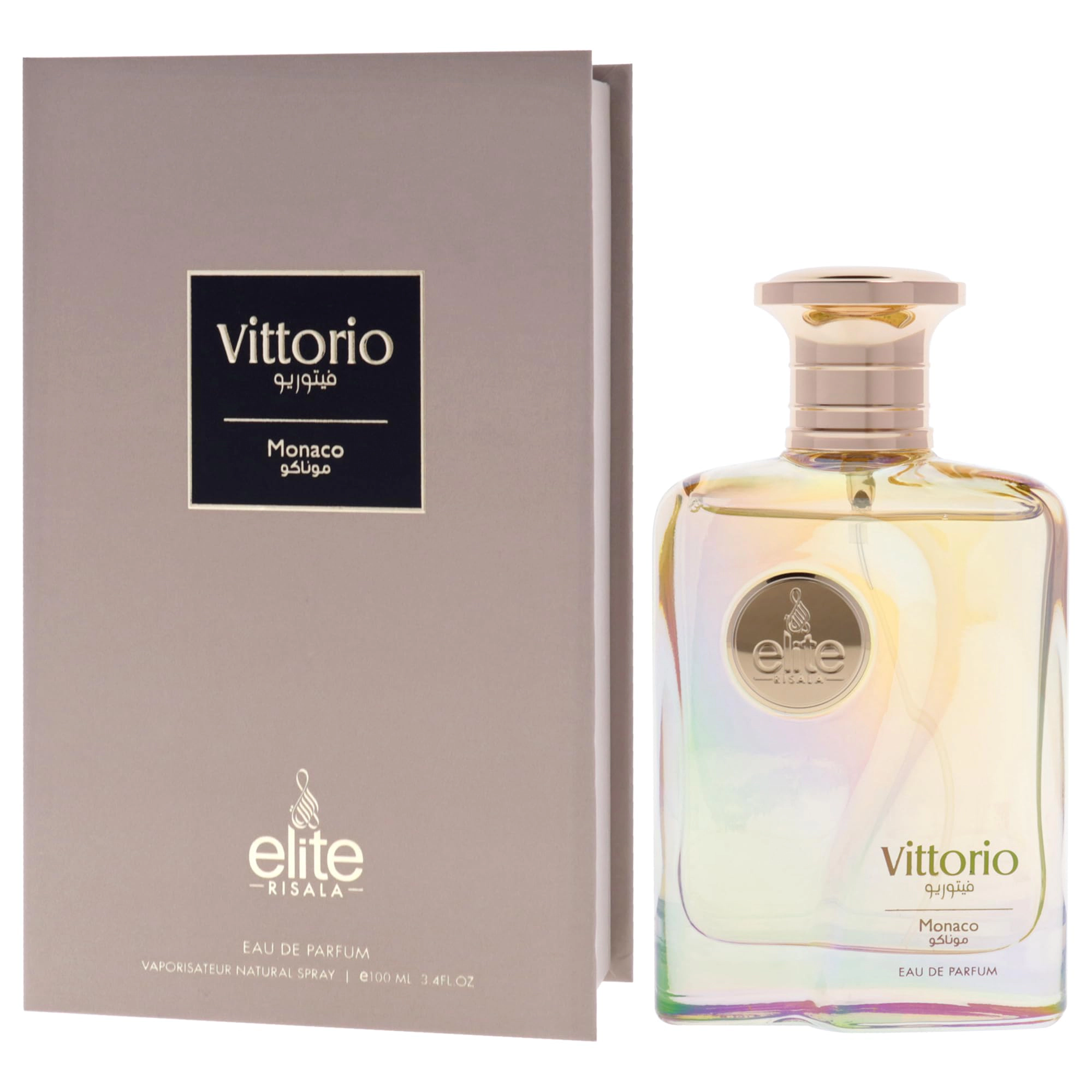 Risala Elite Vittorio Monaco EDP Unisex, Oriental Spicy Citrus 3.4 oz Spray