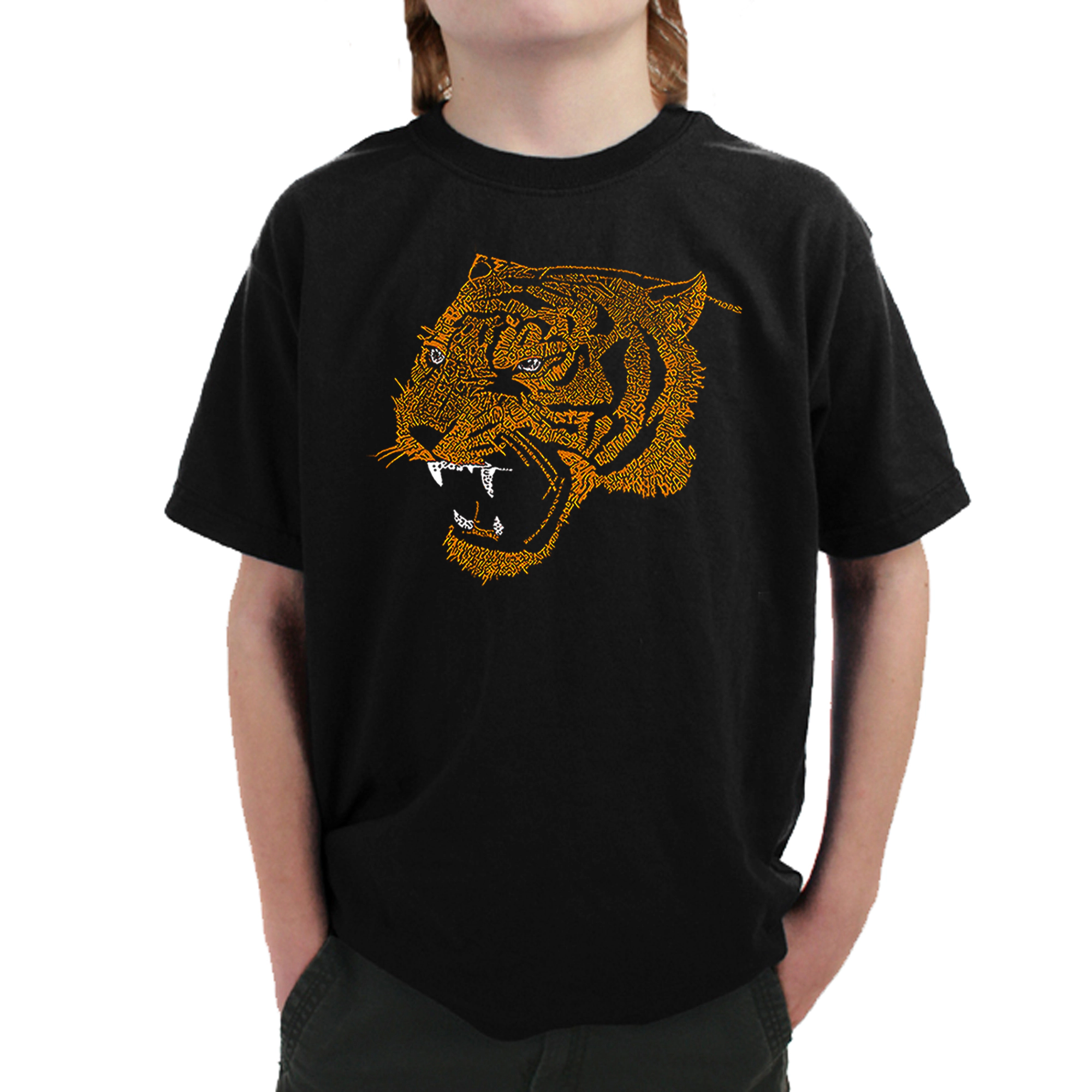 LA Pop Art Boy's Word T-Shirt - Beast Mode