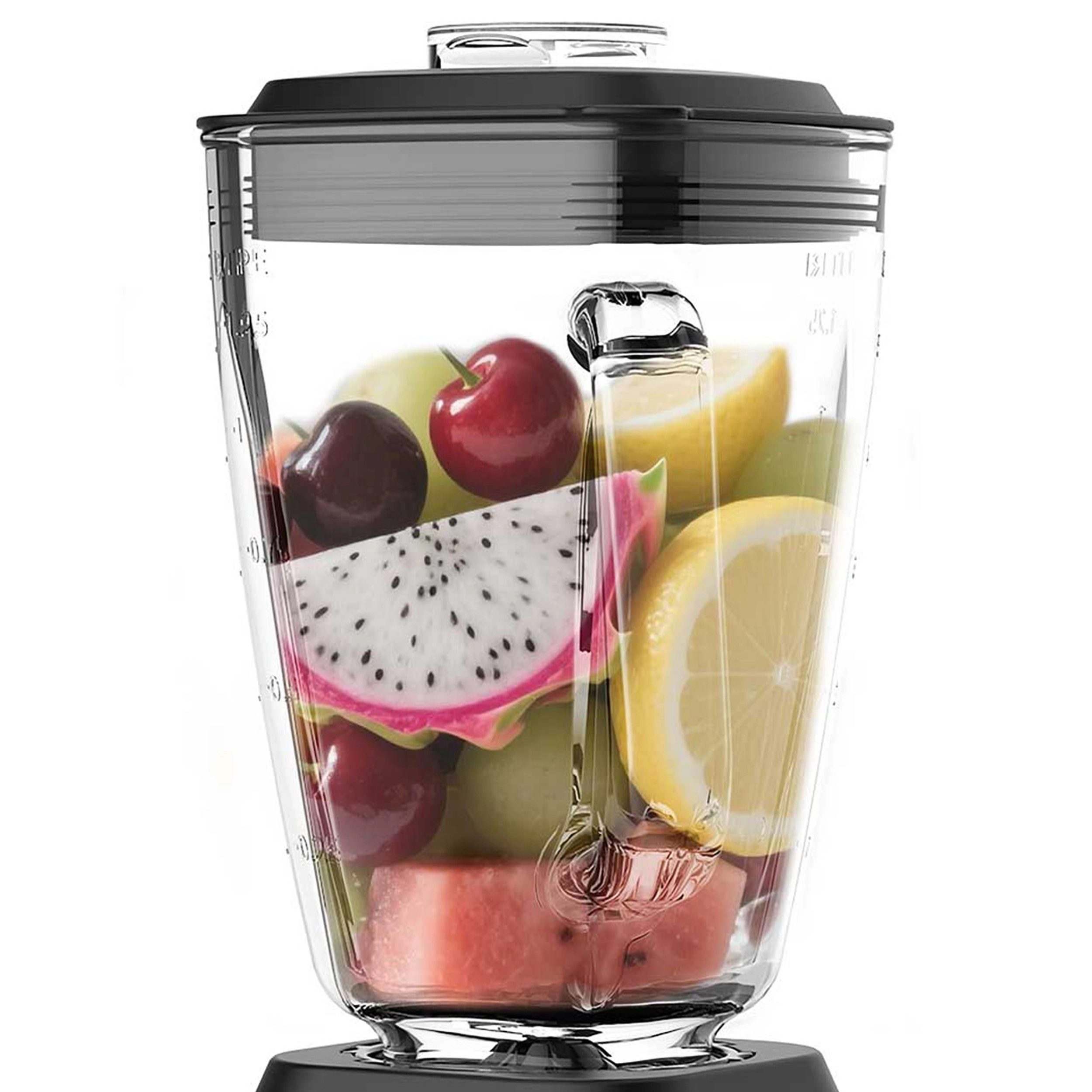 Brentwood Select 10 Speed 5.3 Cup Countertop Blender with Glass Jar