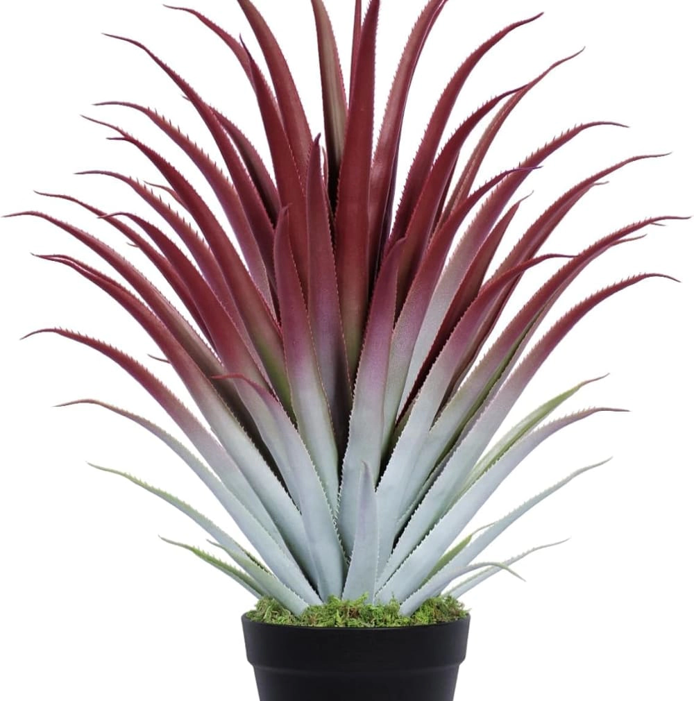 Whimsy Toys 2ft Fake Spiked Agave Plant Red