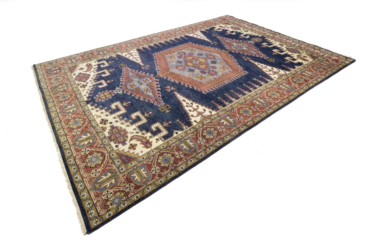 Magic Rugs Navy Tribal 10X14 Indo-Viss Oriental Rug