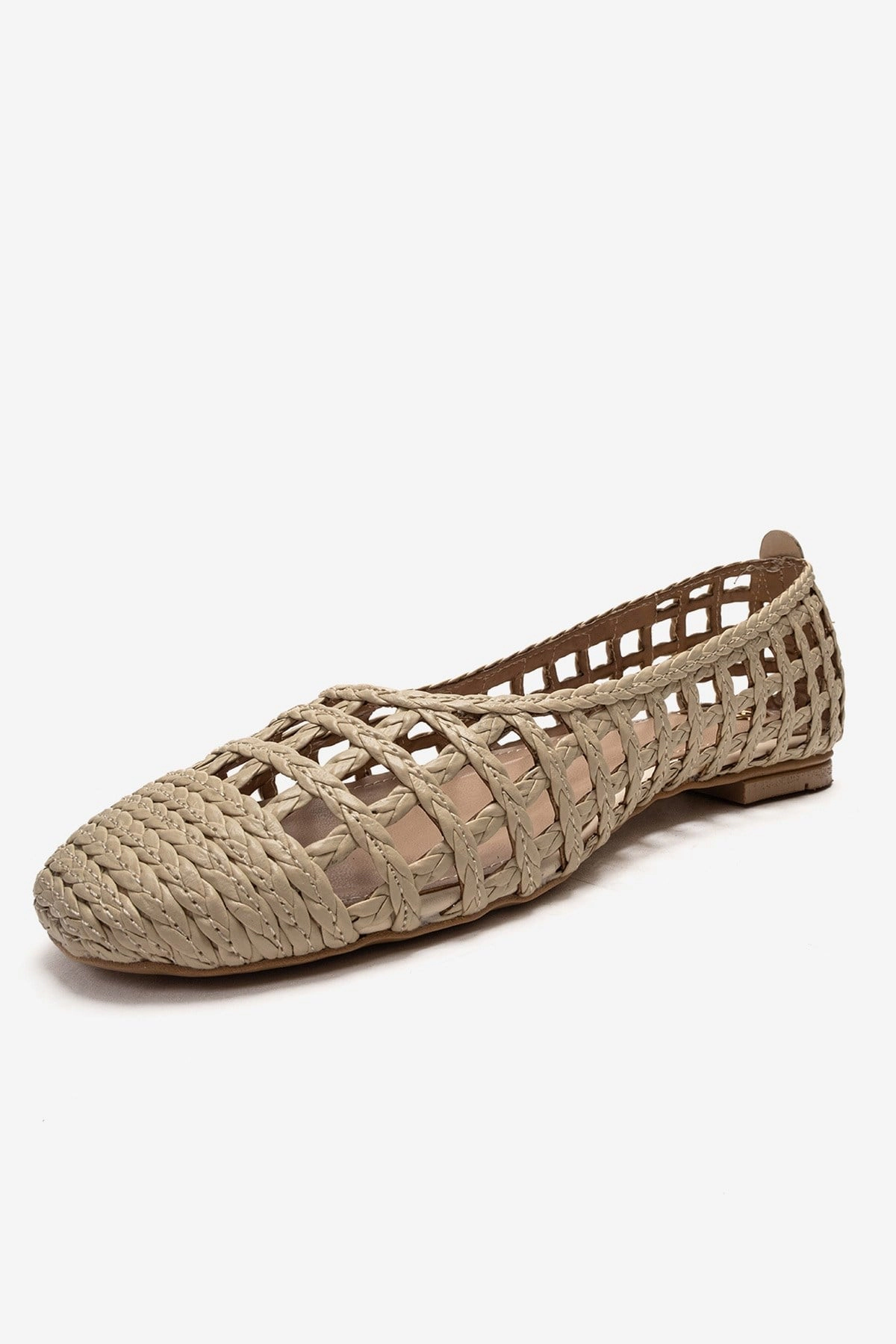 Prologue Shoes Womens Elvaris Woven Ballet Flat