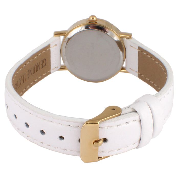Peugeot Women's Classic 24mm White Watch With Easy to Read Numerals