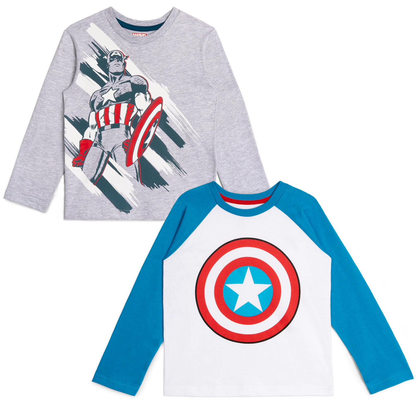 Marvel Boys' 2-Pack Long Sleeve T-Shirts