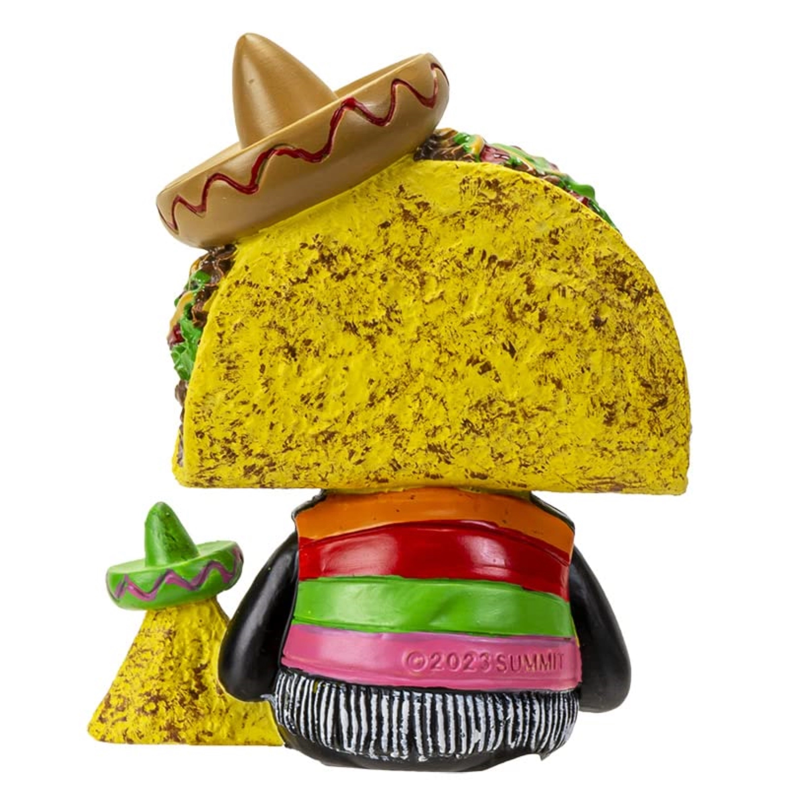 Pacific Giftware Furrybones Pancho Dressed as a Food Favorite Taco Comes Fully Load Skeleton Figurine 3 inch