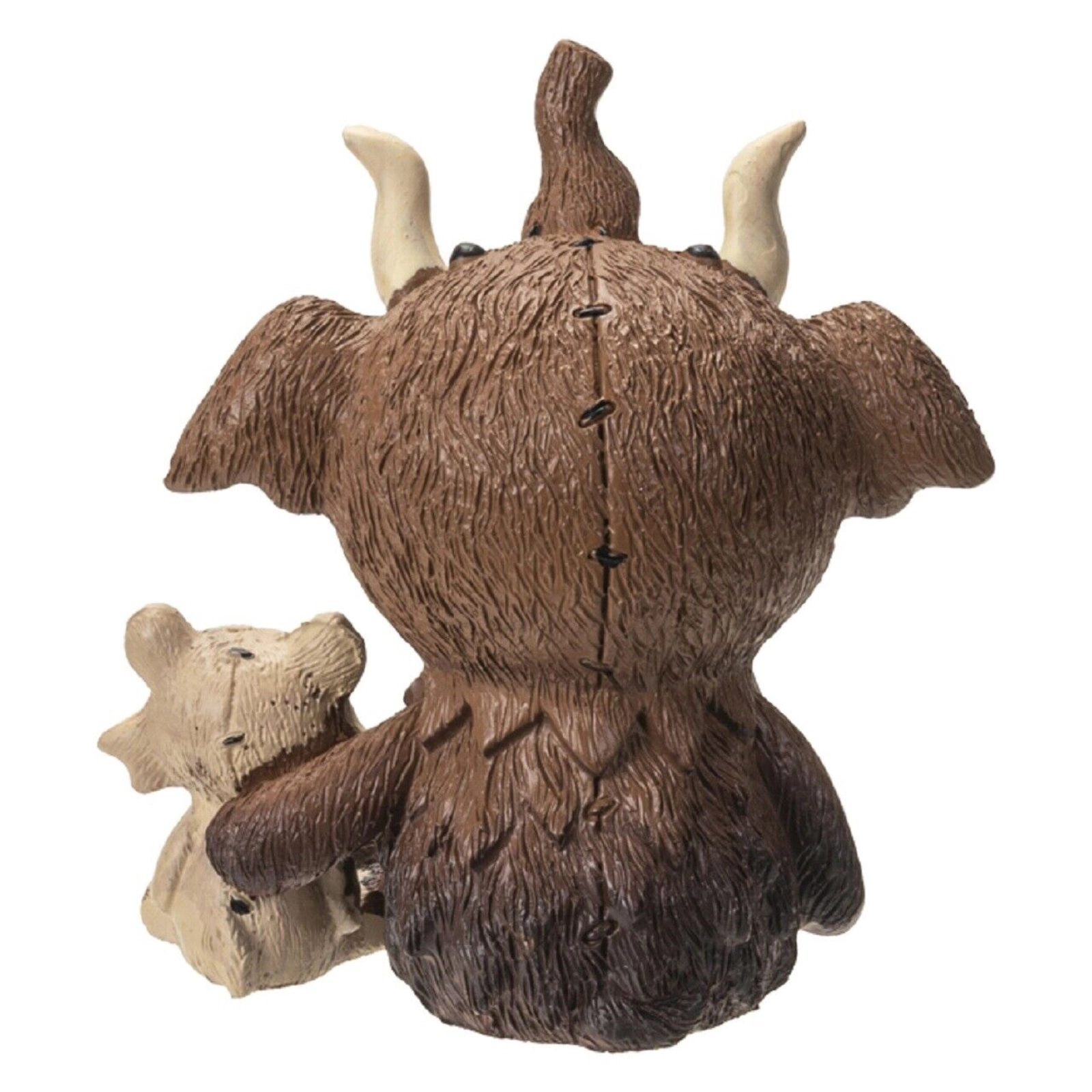 Pacific Giftware Furrybones Warren Wooly Mammoth Skeleton in Costume Figurine 3 Inch Brown