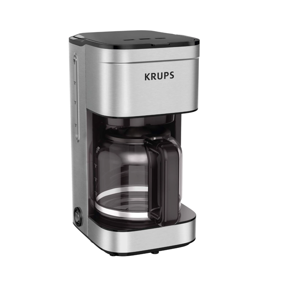 Krups Simply Brew 10-Cup Drip Coffee Maker | Stainless Steel