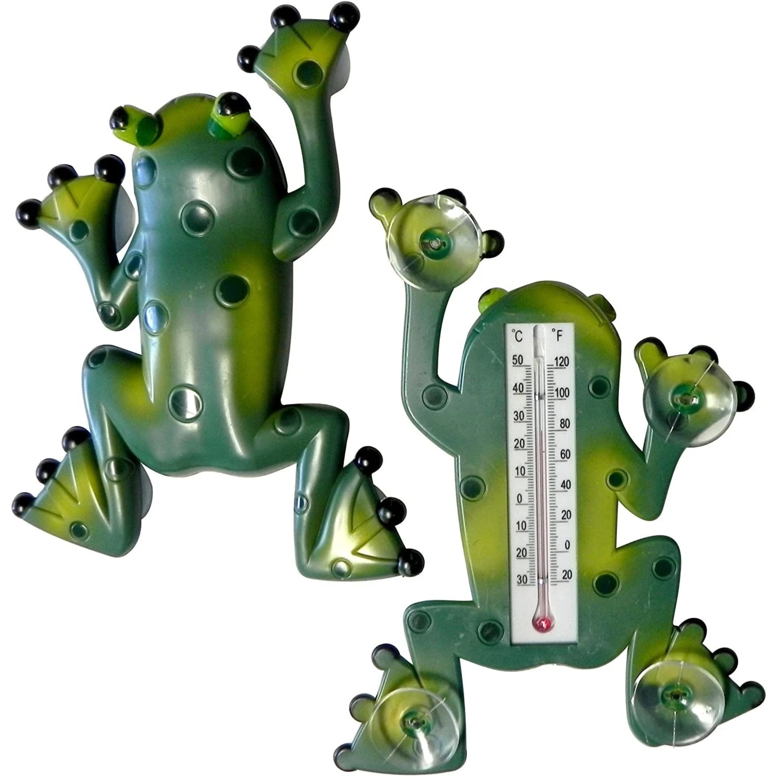Home Collection Frog Shape Window Thermometer Suction Cup Indoor Outdoor Temperature Gauge