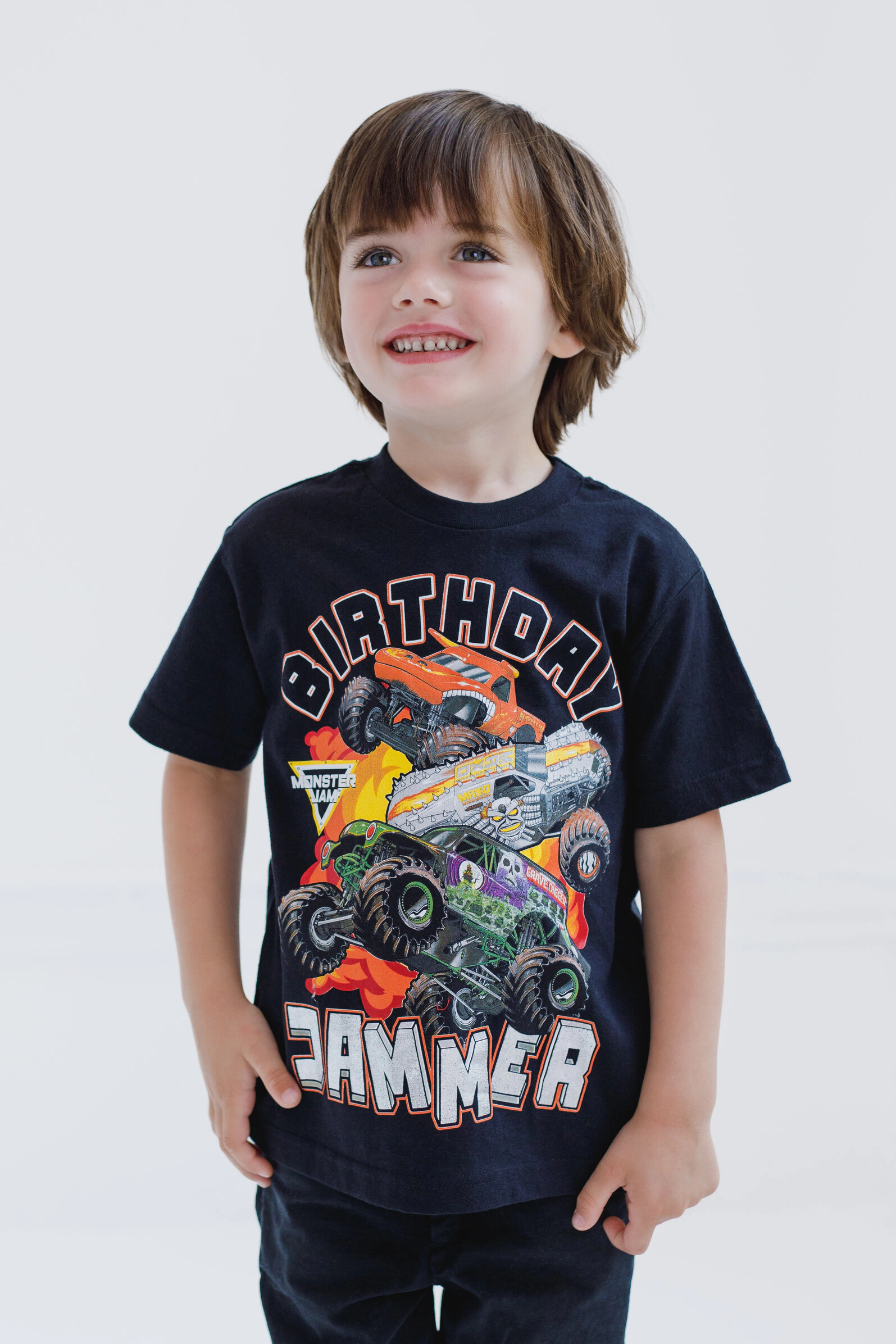 Monster Jam Boys' Birthday T-Shirt
