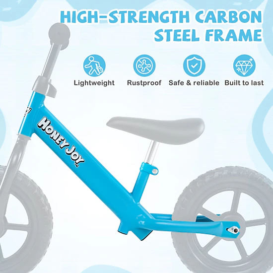 Hivvago Lightweight Toddler Balance Bike No Pedal Training Bicycle