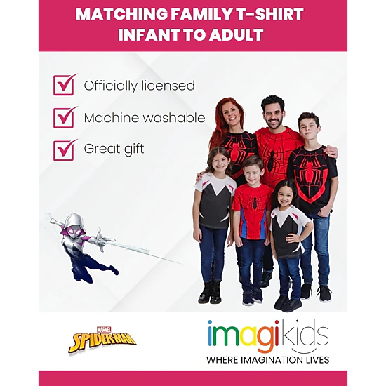 Marvel Matching Family Cosplay Short Sleeve T-Shirt