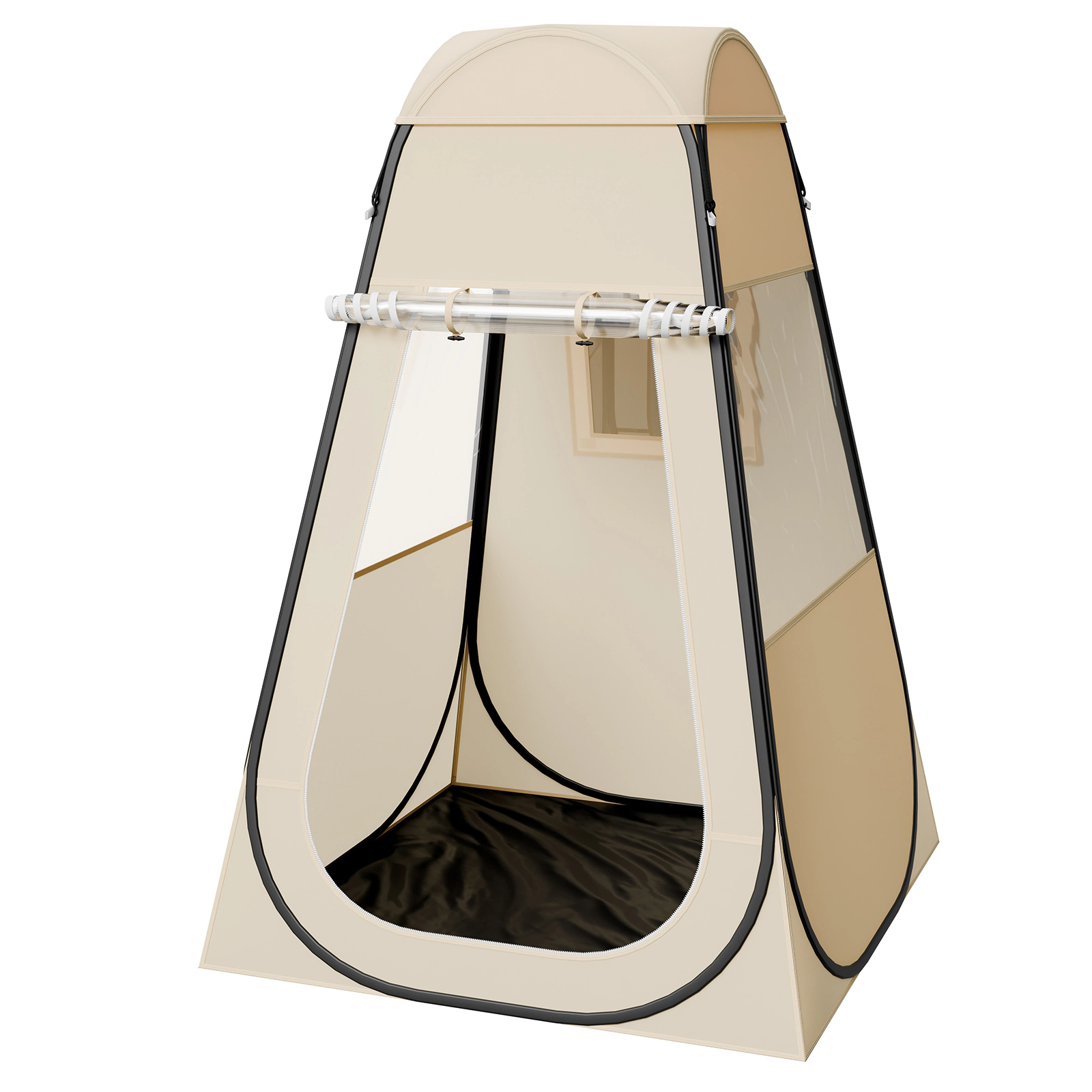 HONGGE Pop up Sports Tent Clear Bubble Tent for Waterproof Outdoor Pod with Floor Mat & Top Cover Garden Igloo Dome