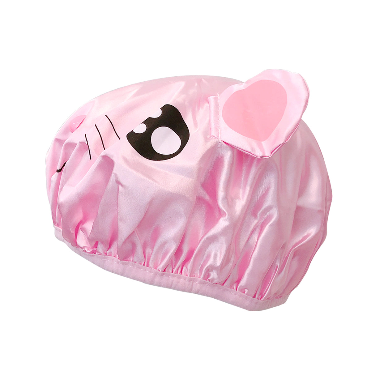 Wrapables Fun and Novelty Double Layer Waterproof Shower Caps for Kids (Set of 2