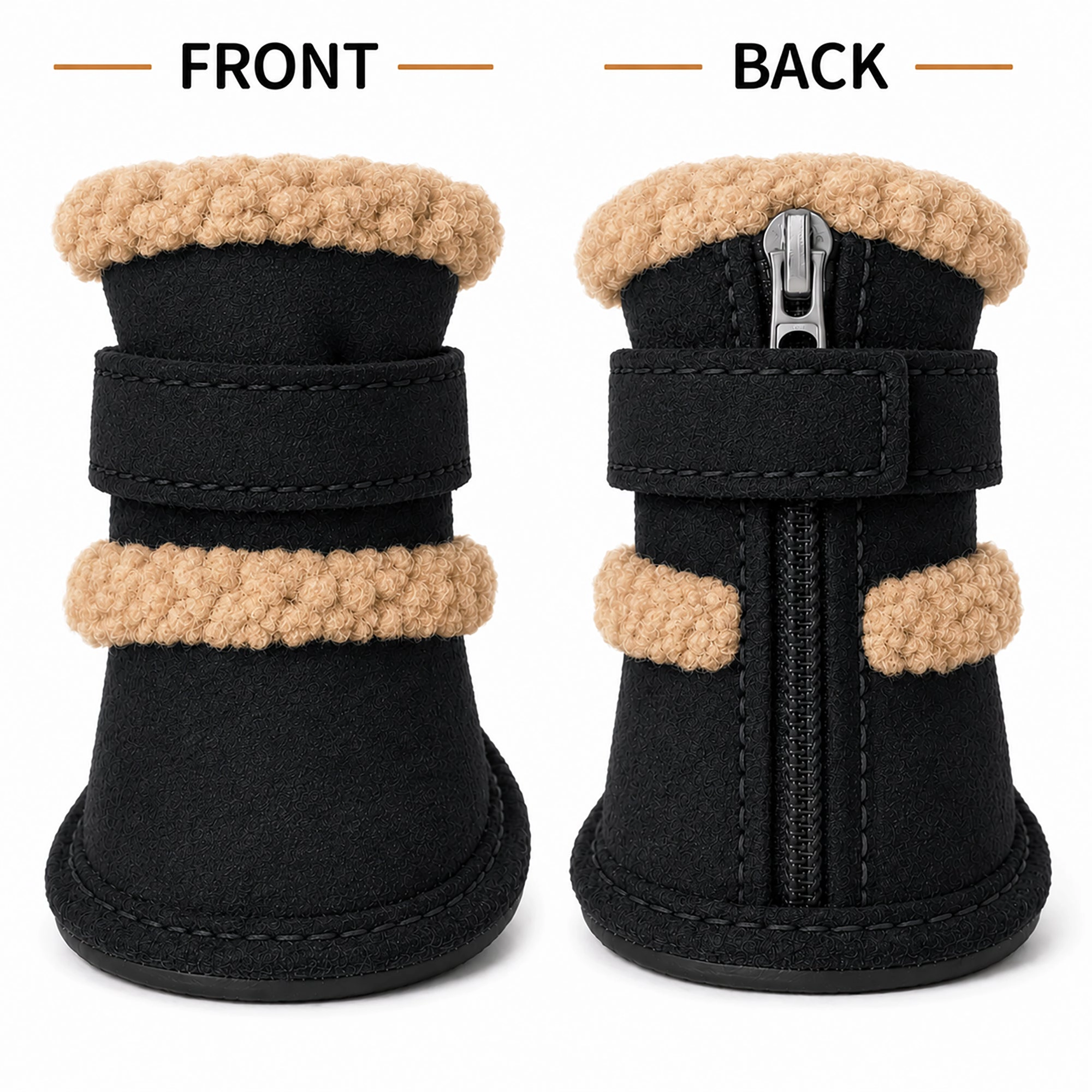 Pet Life ® Shearling "Duggz" Shoes