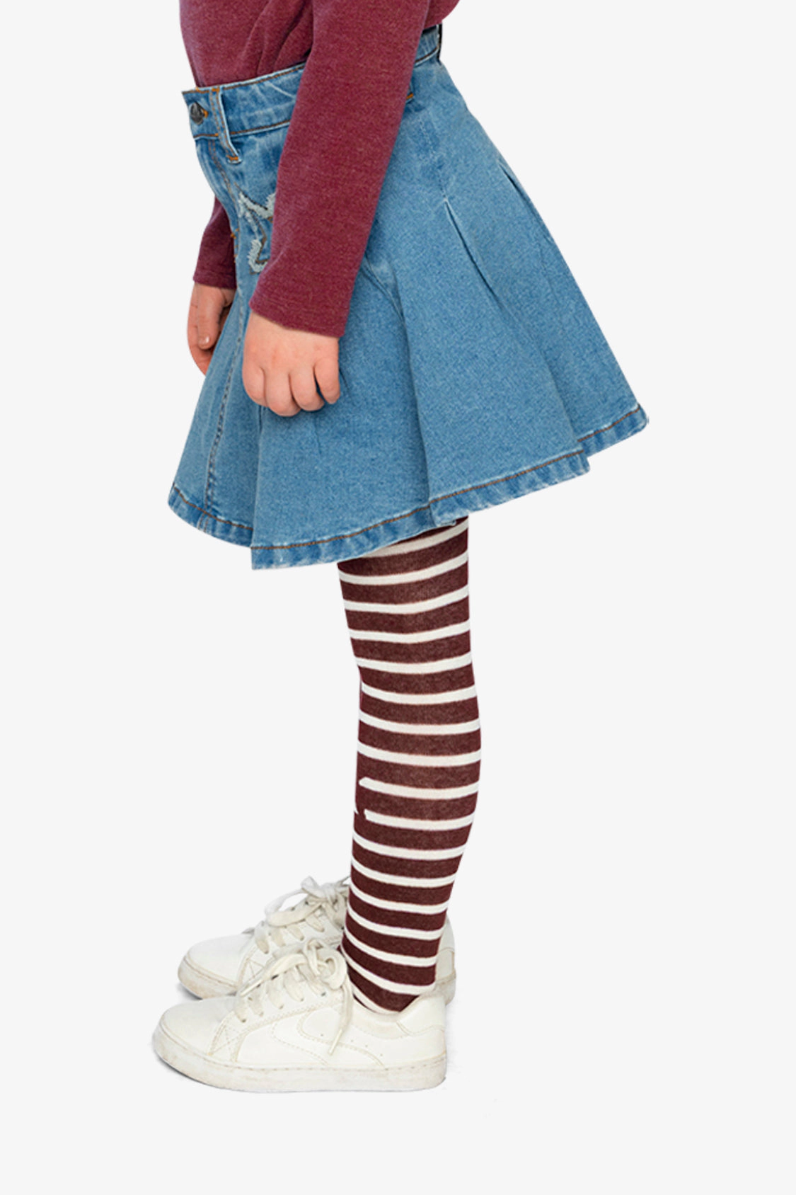 Deux par Girls Pleated Denim Skirt