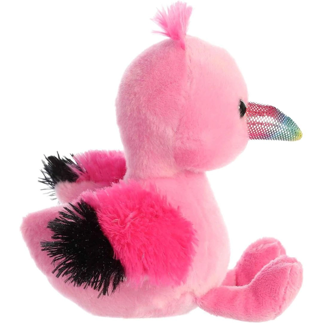 Aurora Mini Flopsie Fairy Flamingo 8-Inch Stuffed Animal Plush
