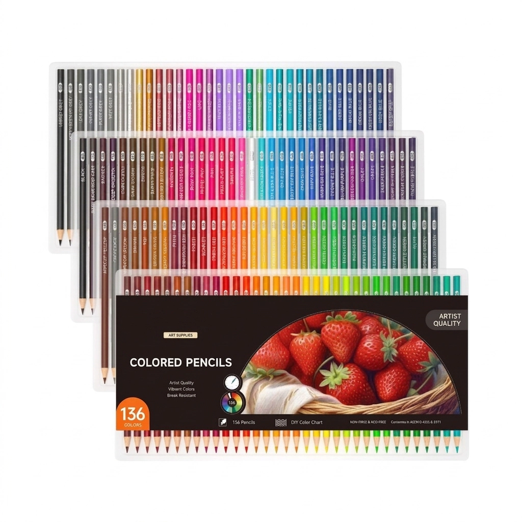 Byte Bonds 136 Colored Pencils