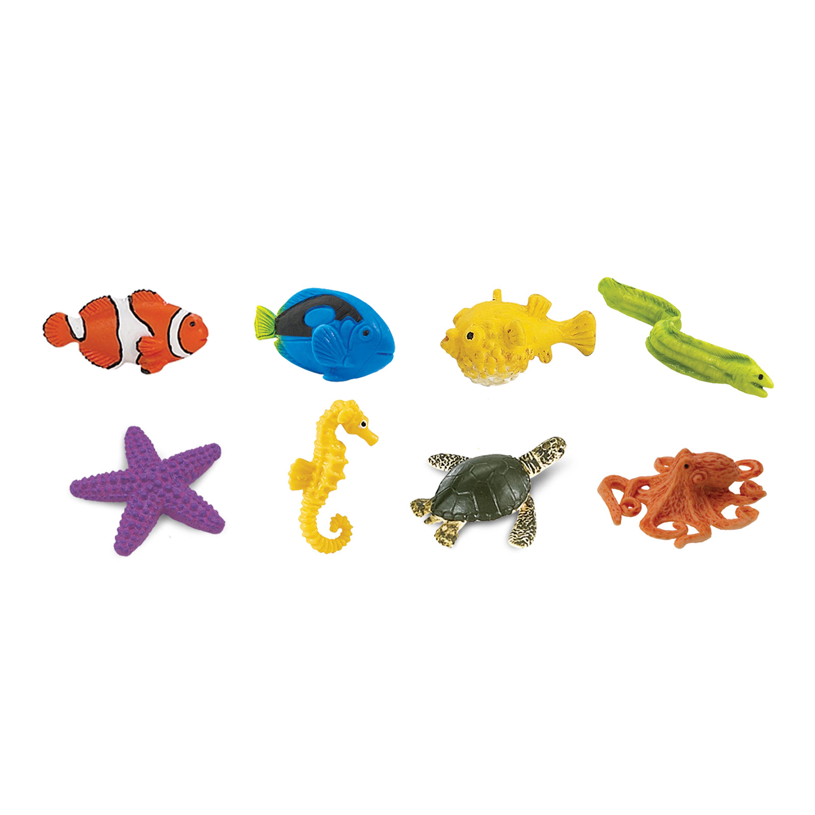 Safari Ltd. - Coral Reef Fun Pack - 8 Mini Toy Figurines for Kids