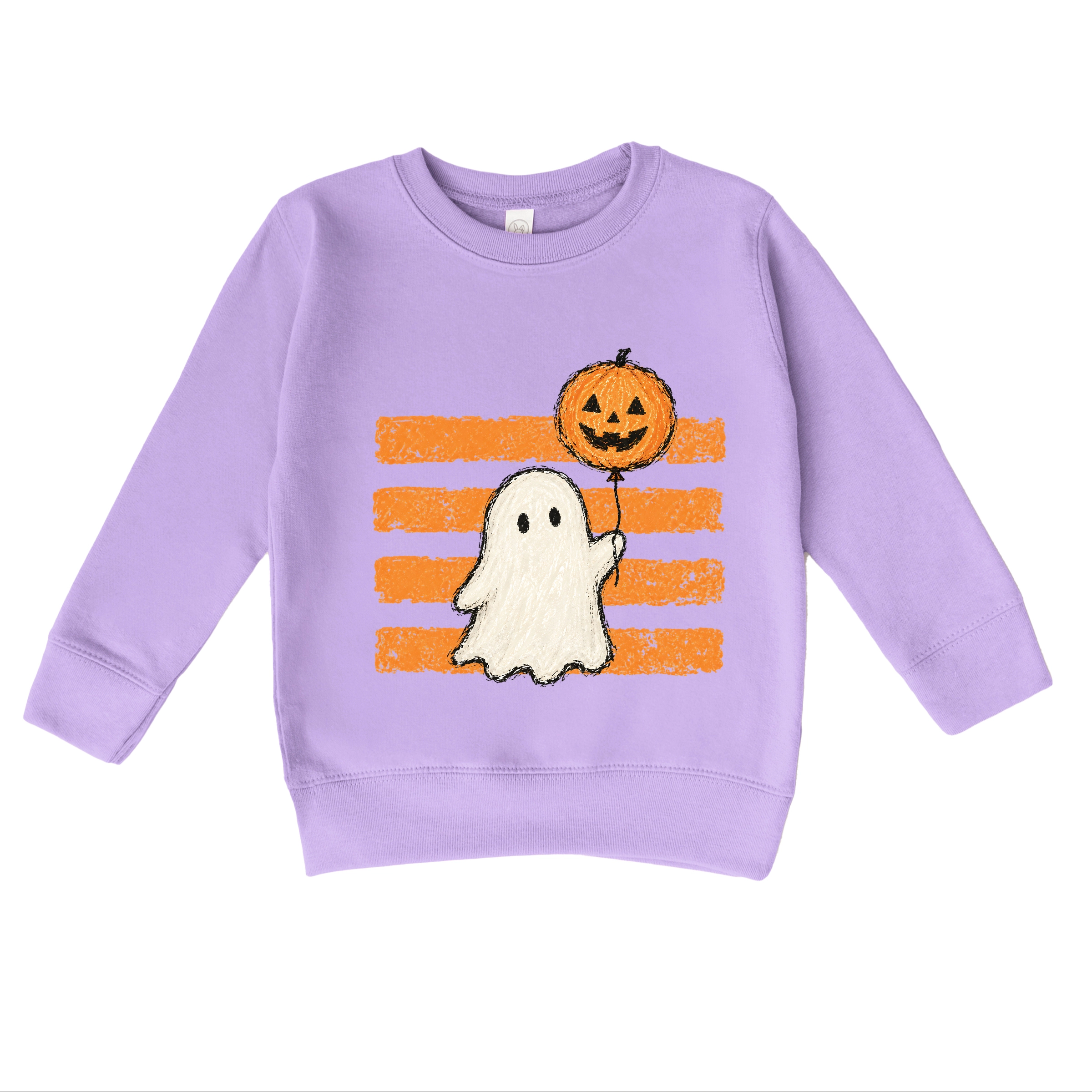 The Juniper Shop - Toddler Graphic Sweatshirt Ghost Balloon Stripes