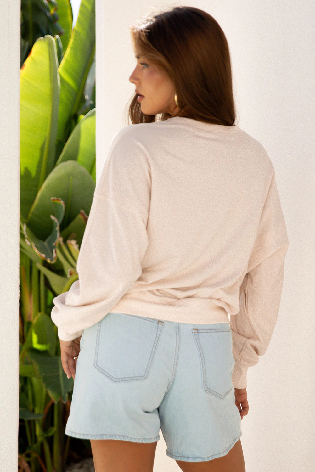 Threaded Pear Women's Avery Drop Shoulder Casual Top