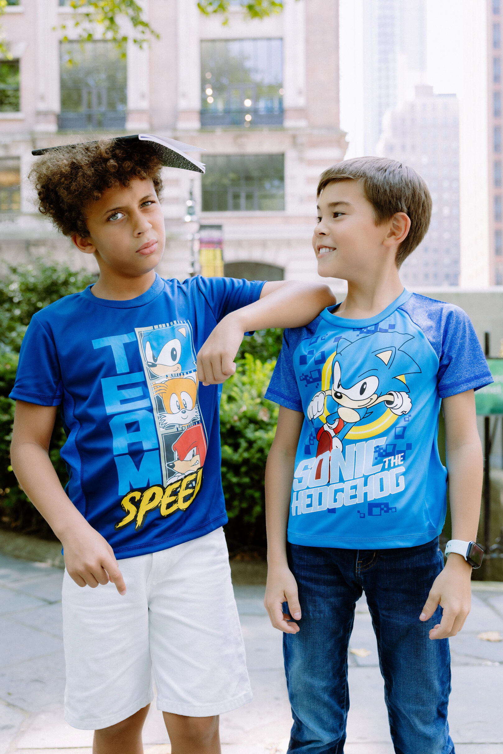 SEGA Sonic the Hedgehog Boys' 3-Pack Athletic T-Shirts