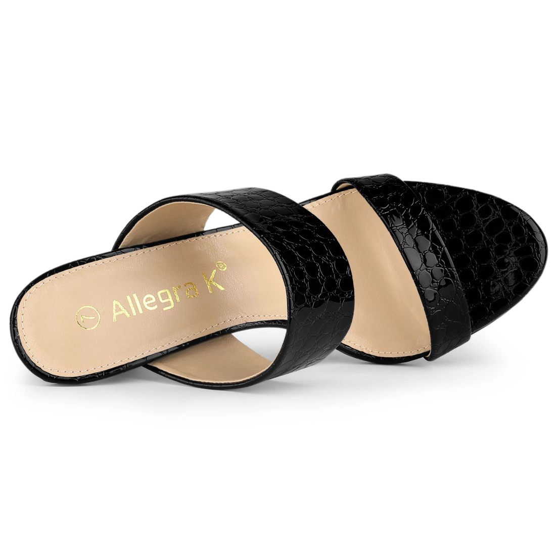 BLISSFUL STEP Women's Stiletto Heel Open Toe Sandals