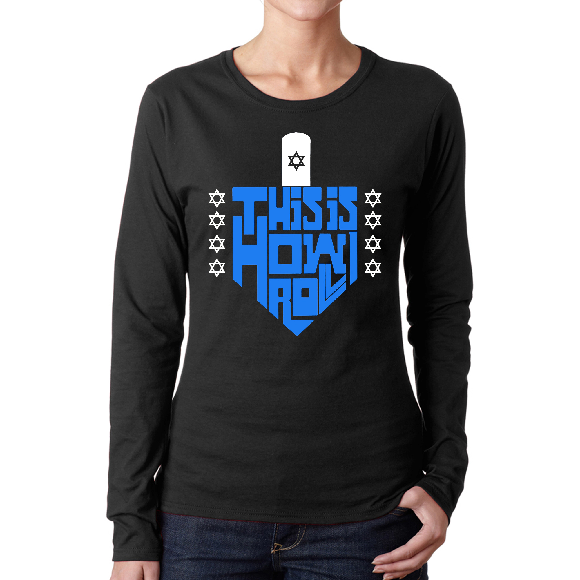 LA Pop Art Women's Word Long Sleeve T-Shirt - This Is How I Roll