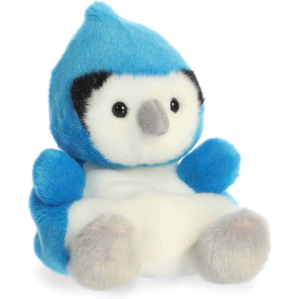 Aurora Palm Pals Chatters Blue Jay 5-Inch Stuffed Animal Plush