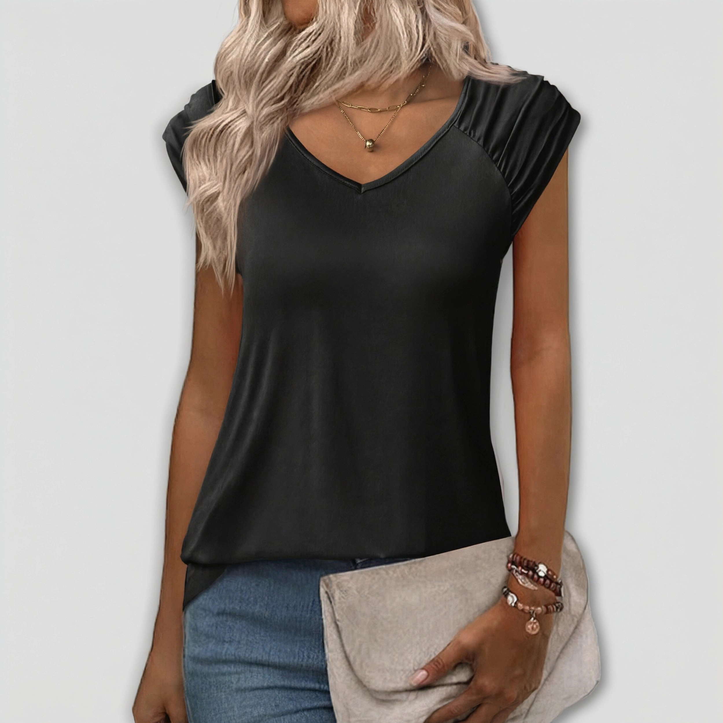Zeagoo Women's Loose Fit Cap Sleeve Tank Top
