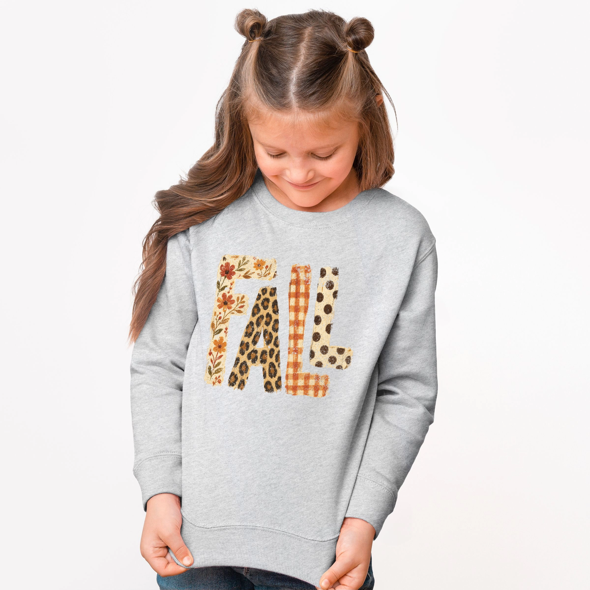 The Juniper Shop - Youth Graphic Sweatshirt Fall Bold Patterns