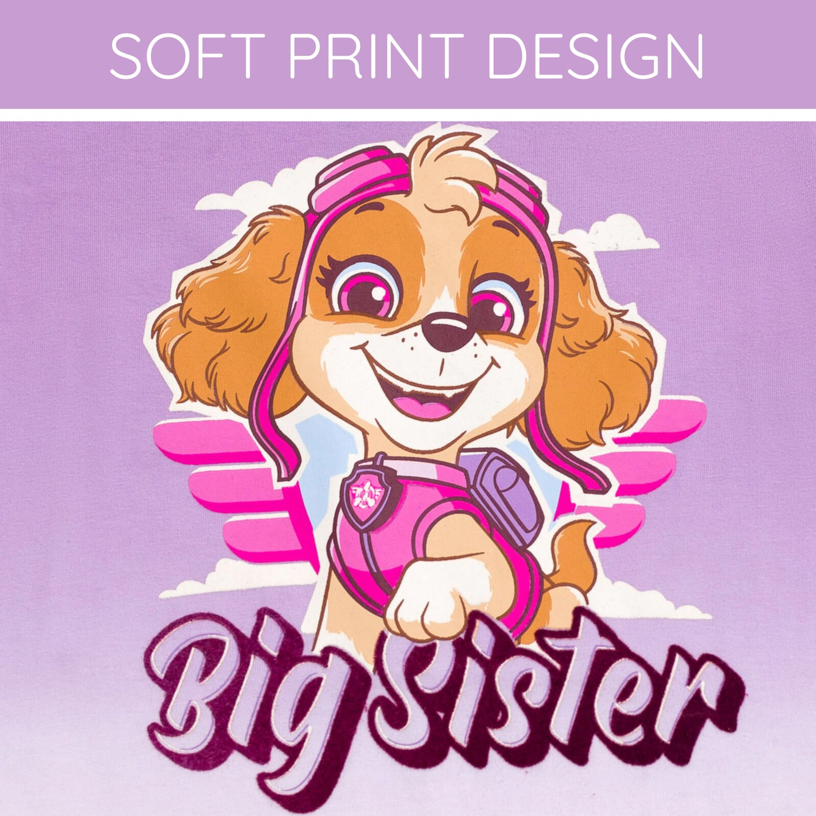Paw Patrol Skye Girls' Short Sleeve T-Shirt
