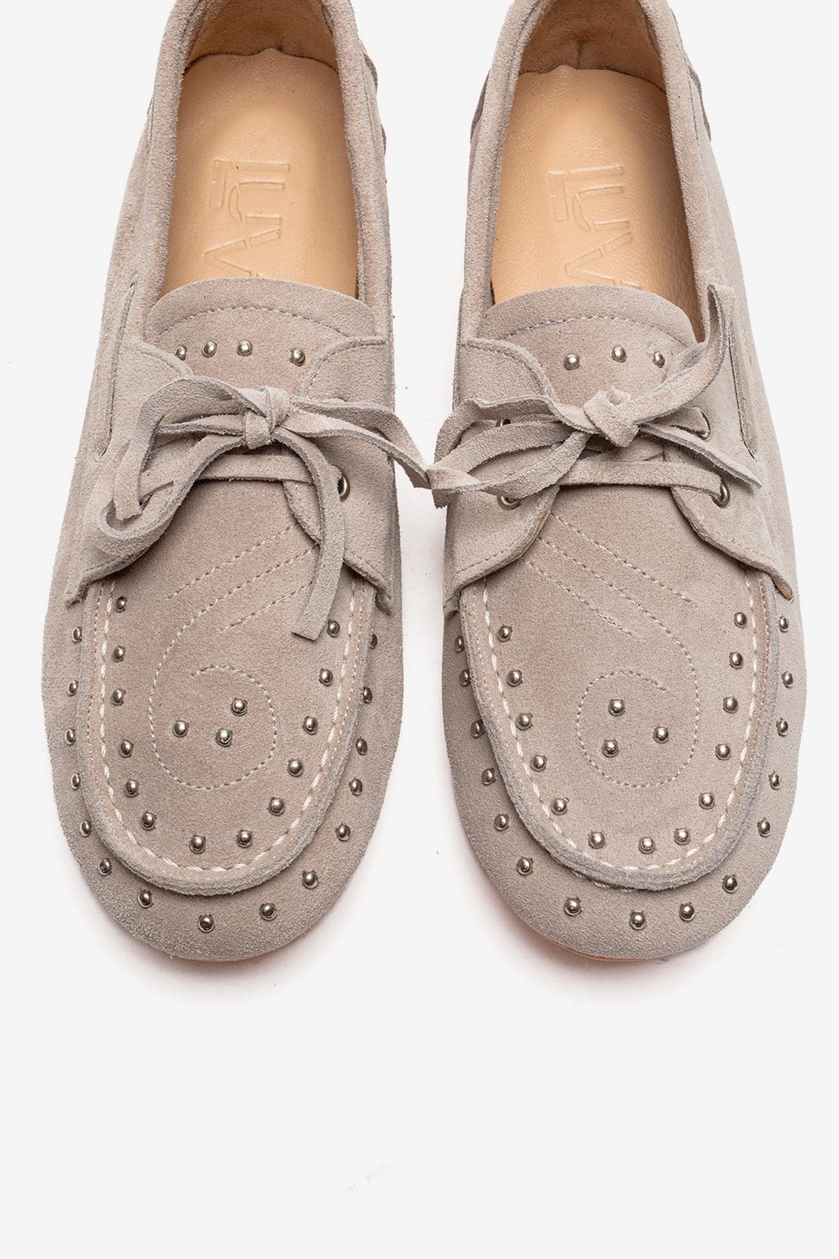 Forever & Always Womens Cuesta Leather Lace Up Loafer