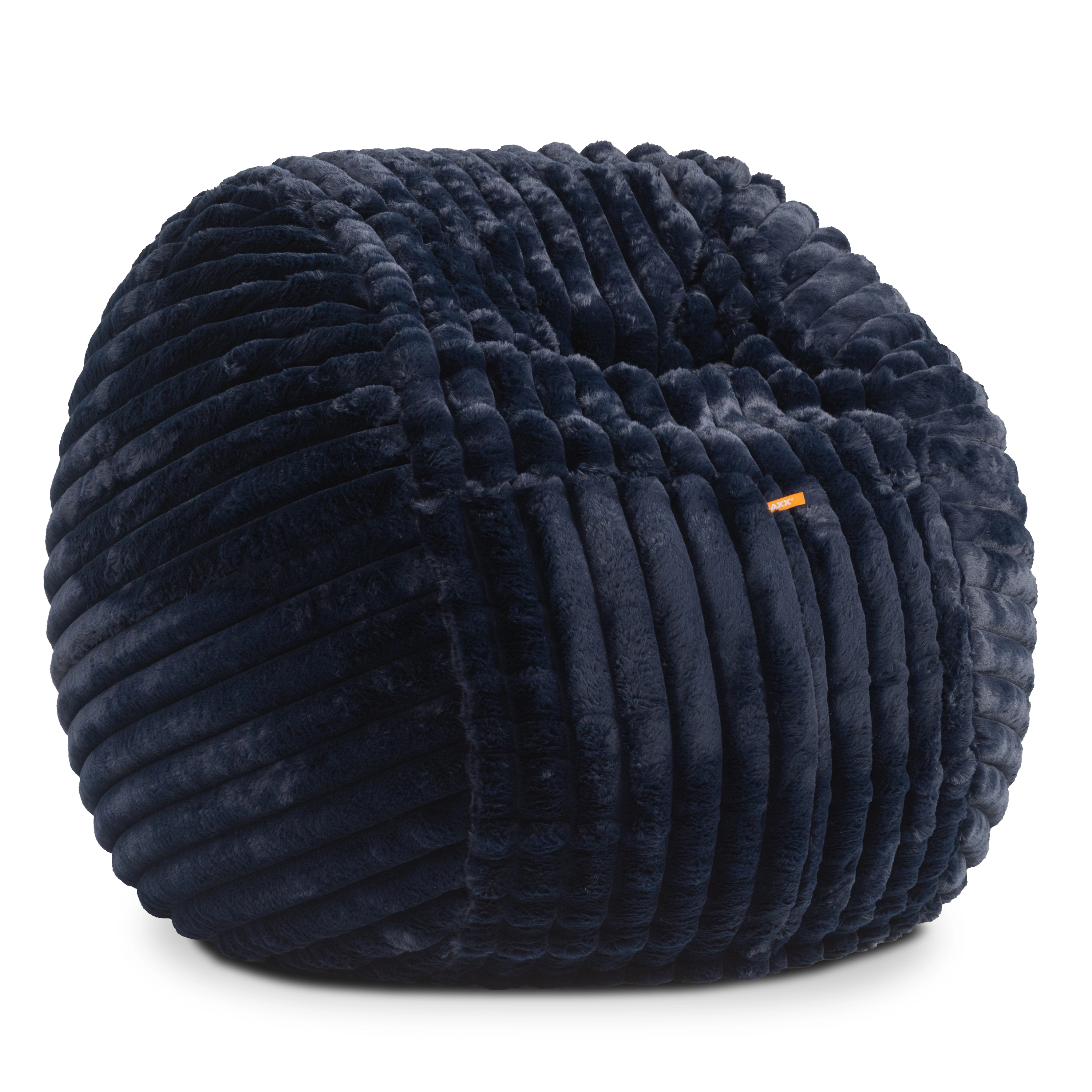 Jaxx Saxx 4ft - Large Round Bean Bag for Adults Made the USA Luxuriously Soft Plush Faux Fur