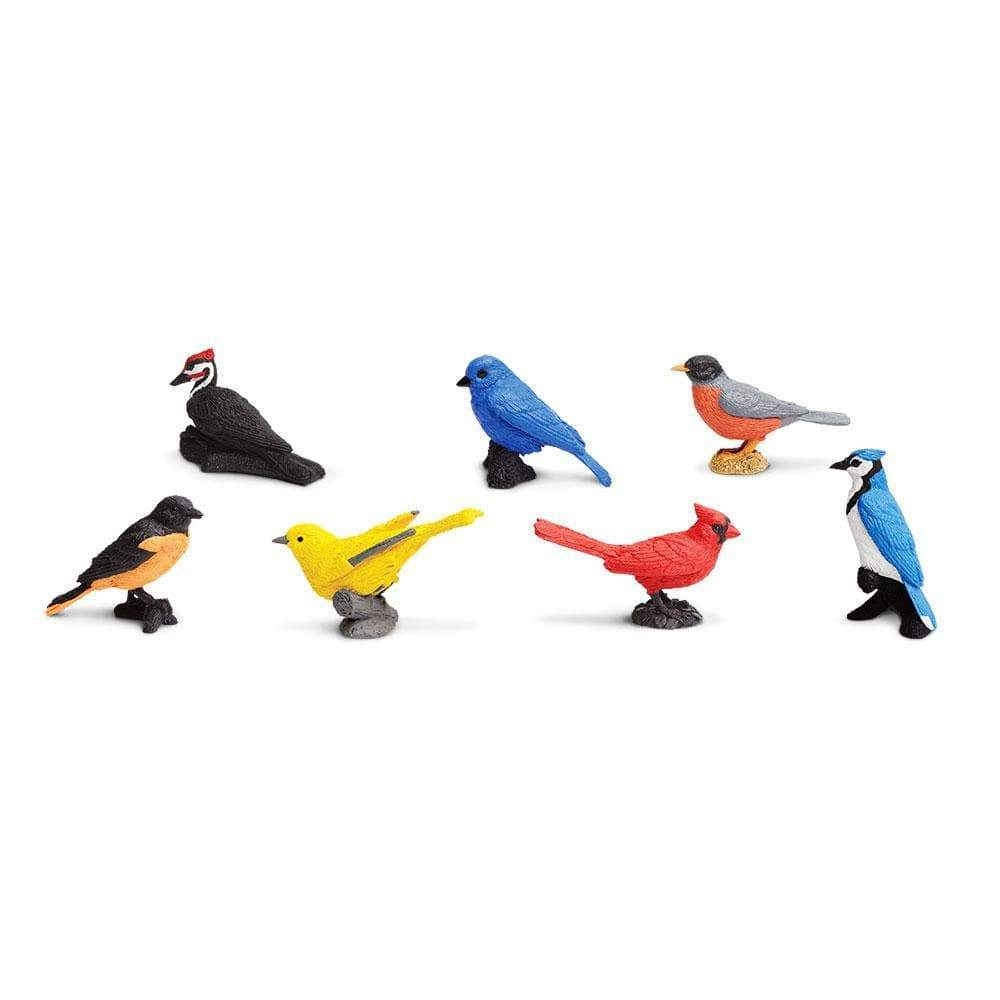 Safari Ltd. - Backyard Birds TOOB - contains 7 Mini Figurines
