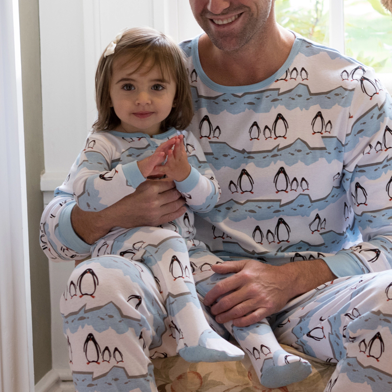 Leveret Baby/Toddler Christmas Holiday Print Cotton Footed Pajamas