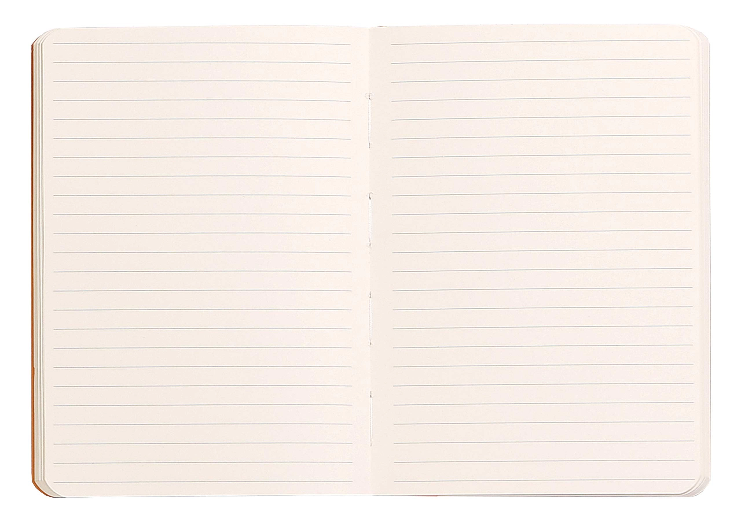 Rhodia Rhodiarama Softcover Notebook - 72 Lined Sheets, 4 x 5.5 in, Beige