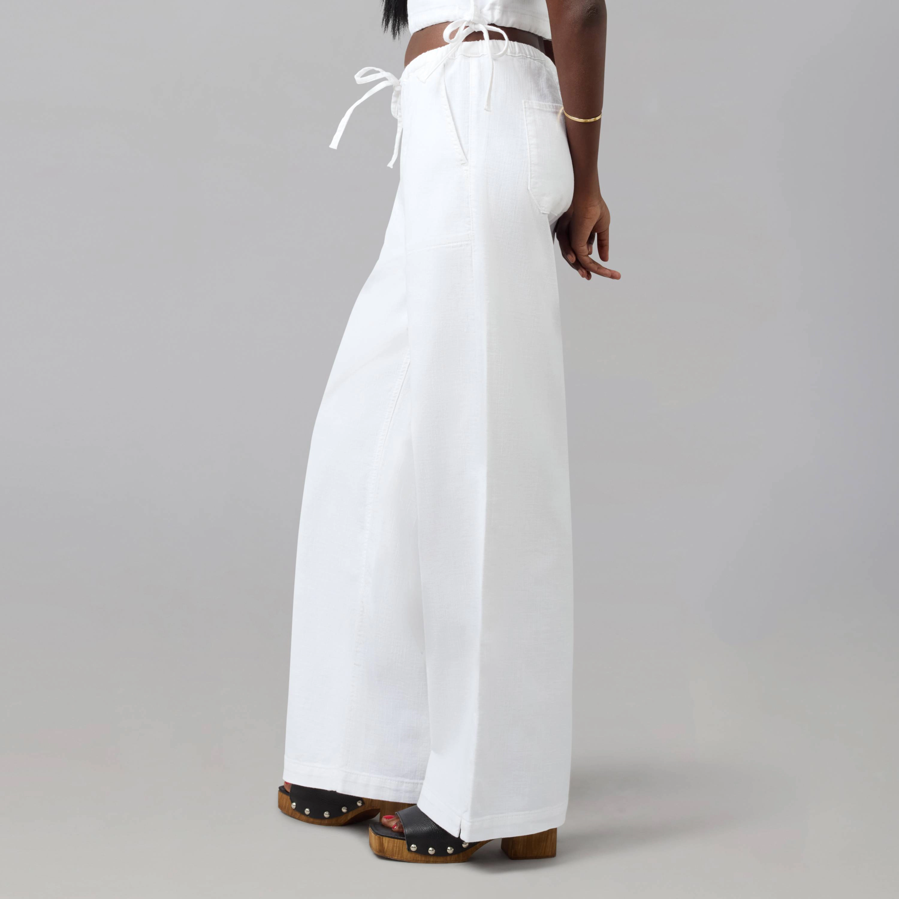 Lola Denim Womens Remy Mid Rise Cotton Twill Trouser