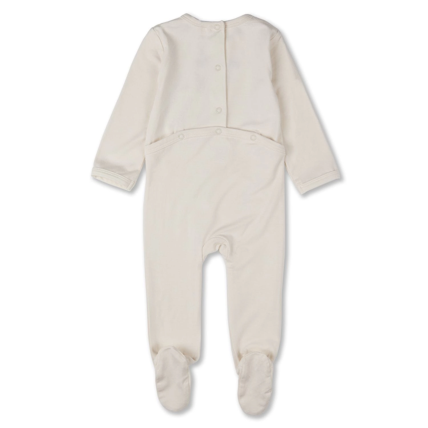 MeMoi Baby "Bicycle Basket of Blooms" Rayon-Blend Embroidered Footie