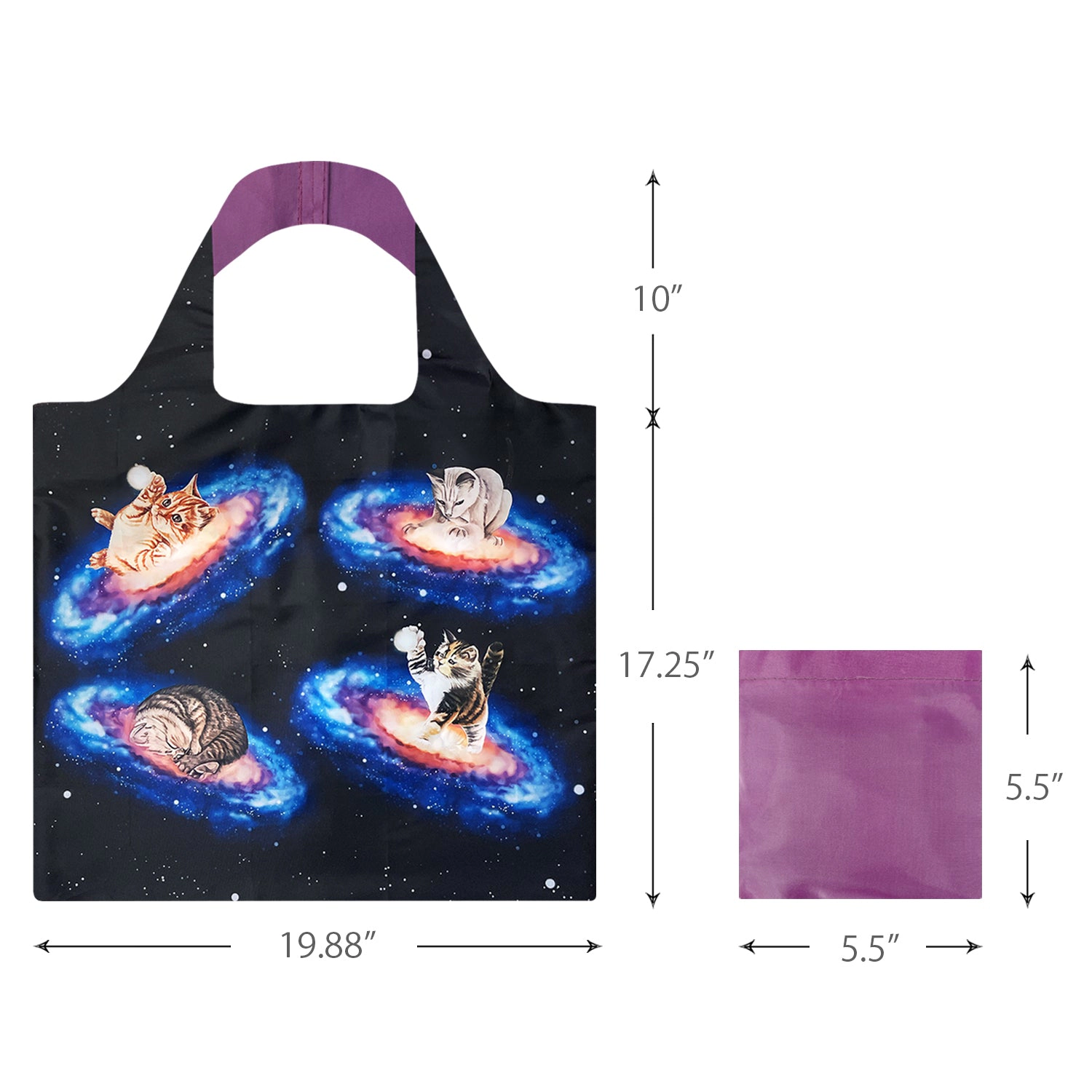 Wrapables AllyBag Collection Reusable Grocery Shopping Bag