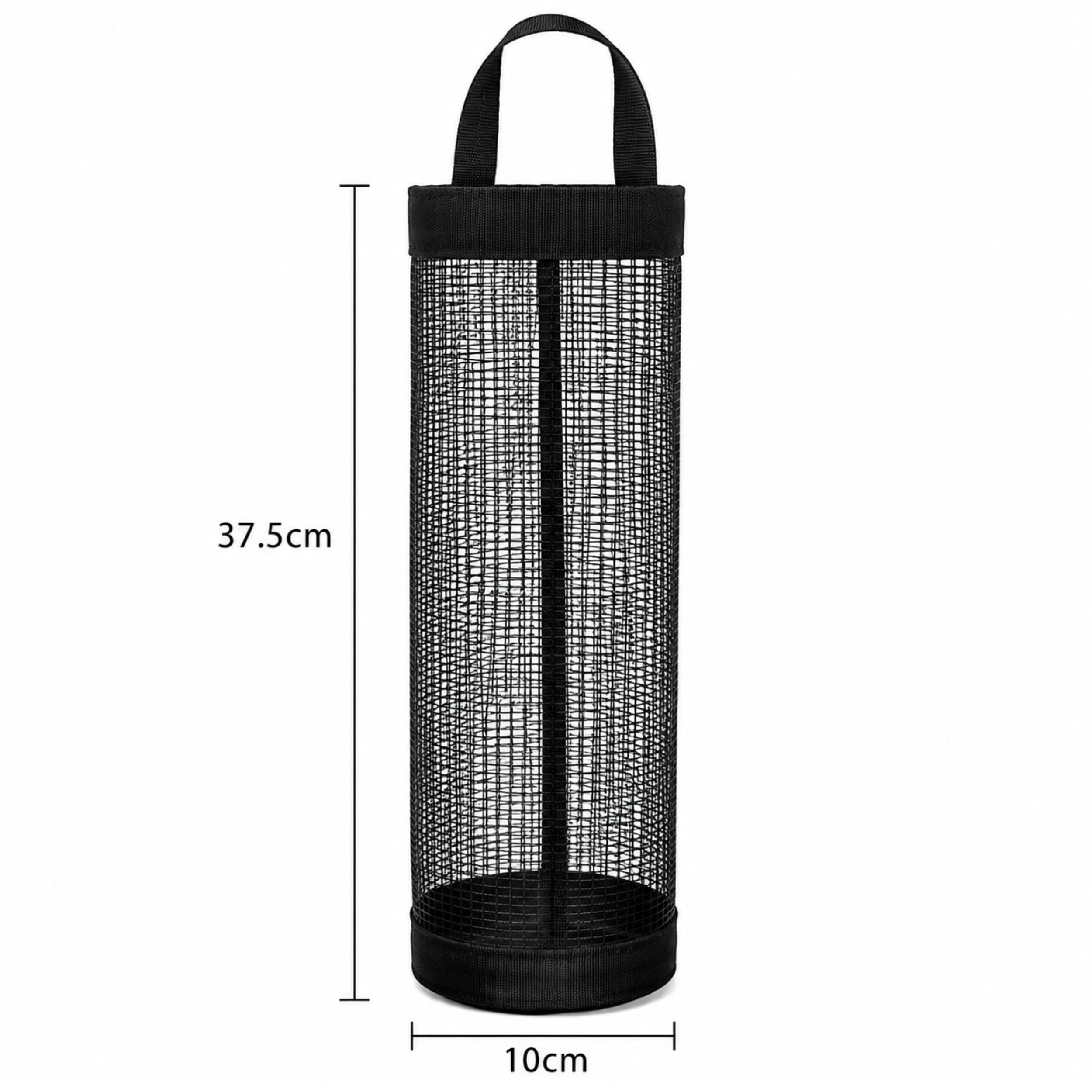 Home Collection Hanging Grocery Bag Holder Mesh Plastic Bag Storage Dispenser