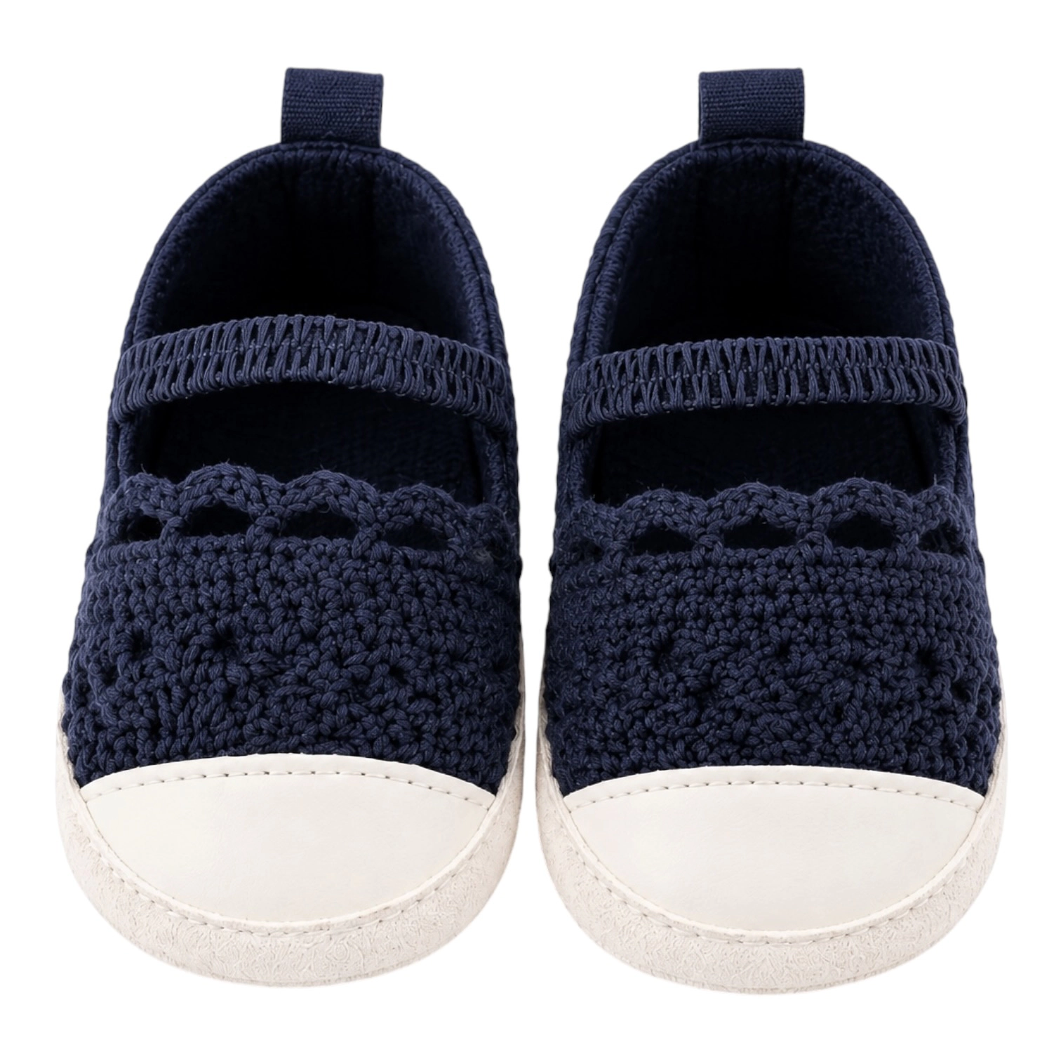 Laurenza's Baby Girls Crochet Flats