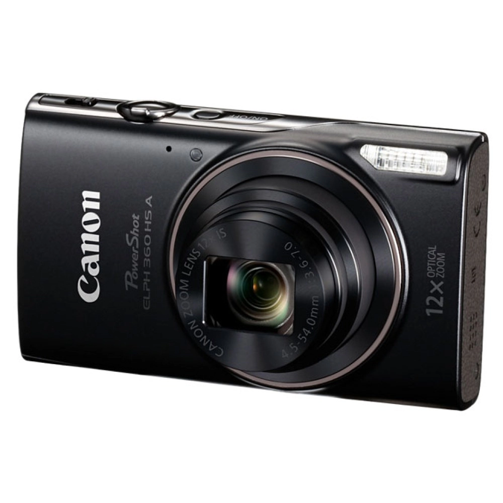 Canon PowerShot ELPH 360 HS A Digital Camera (Black)