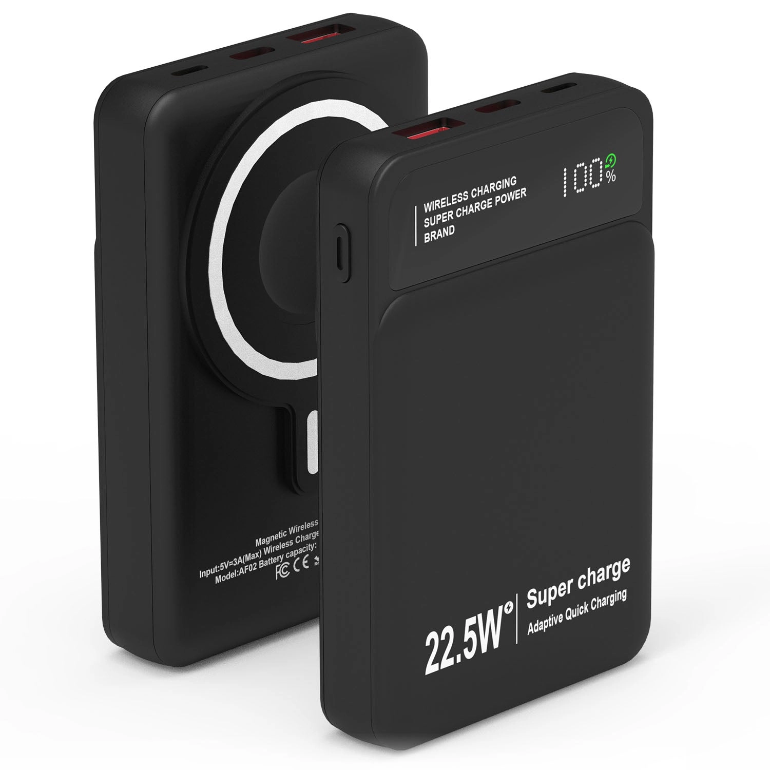 GBruno 3-in-1 MagSafe Portable Charger 10000mAh