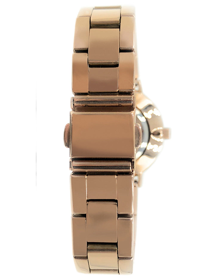 Peugeot Women Rose Gold Watch 30mm Sleek Stainless Steel Bracelet