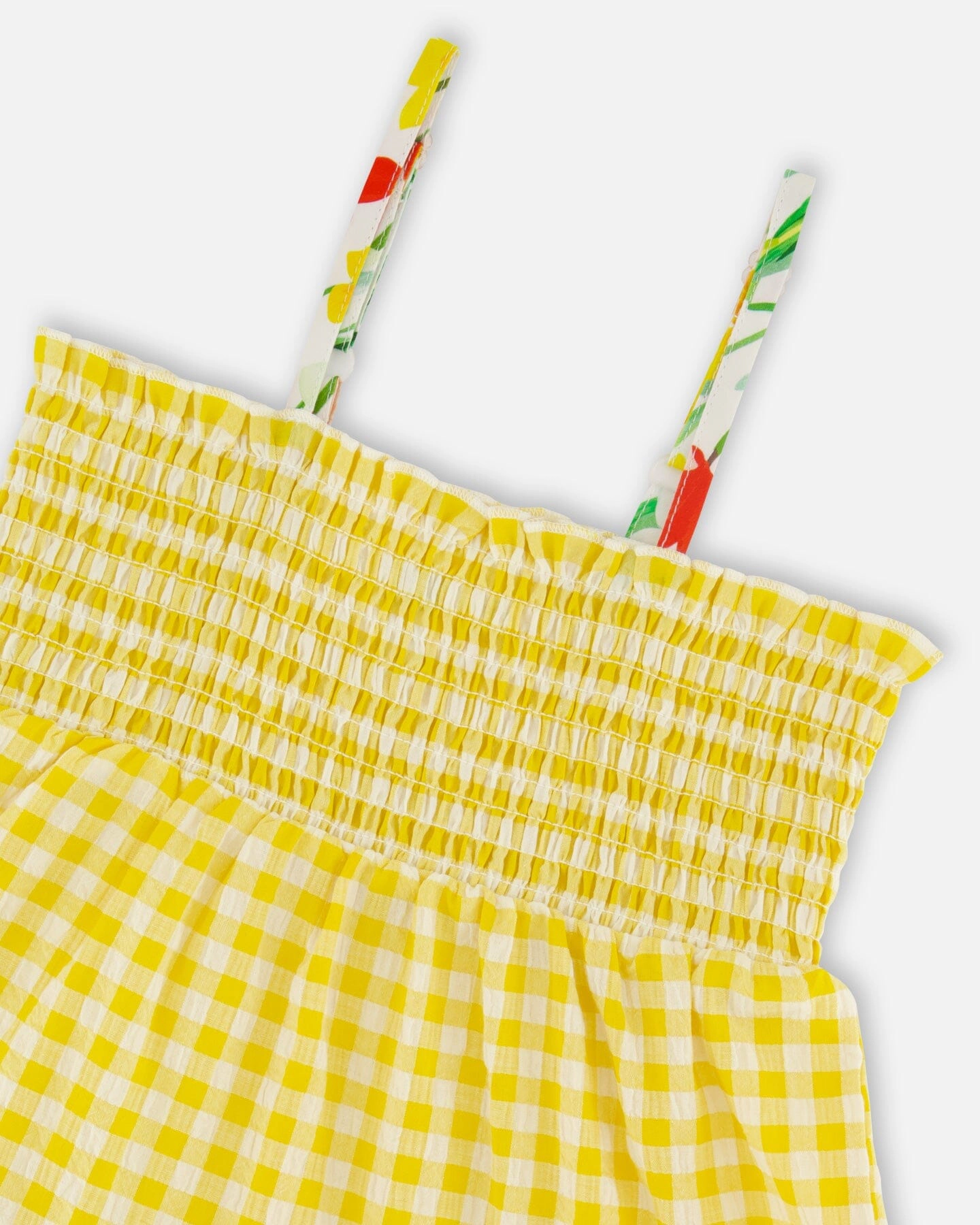 Deux par Deux Girls Smocked Sundress Gingham